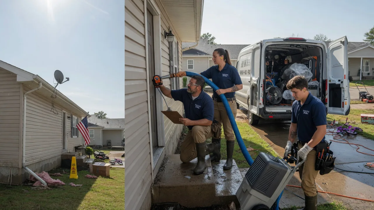 Ceiling Water Damage Restoration in Carlton, PA near me